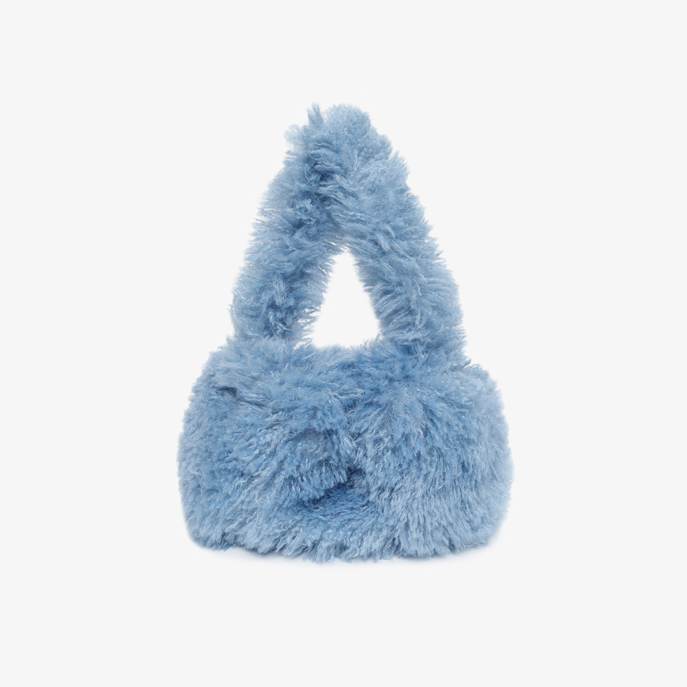 [5% 적립] 휠라 헤어리 퍼 버킷백 라이트블루([5% 적립] FILA Hairy Fur Bucket Bag Light Blue) - 3