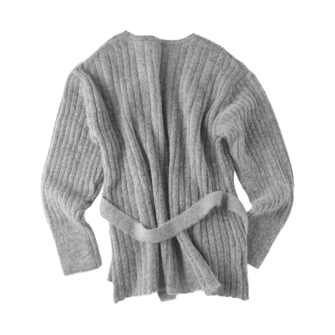 울리카 상투스 로프 니트 가디건 멜란지 그레이- 26FW(Ulika Sanctus Rope Knit Cardigan Melange Grey- 26FW) - 2