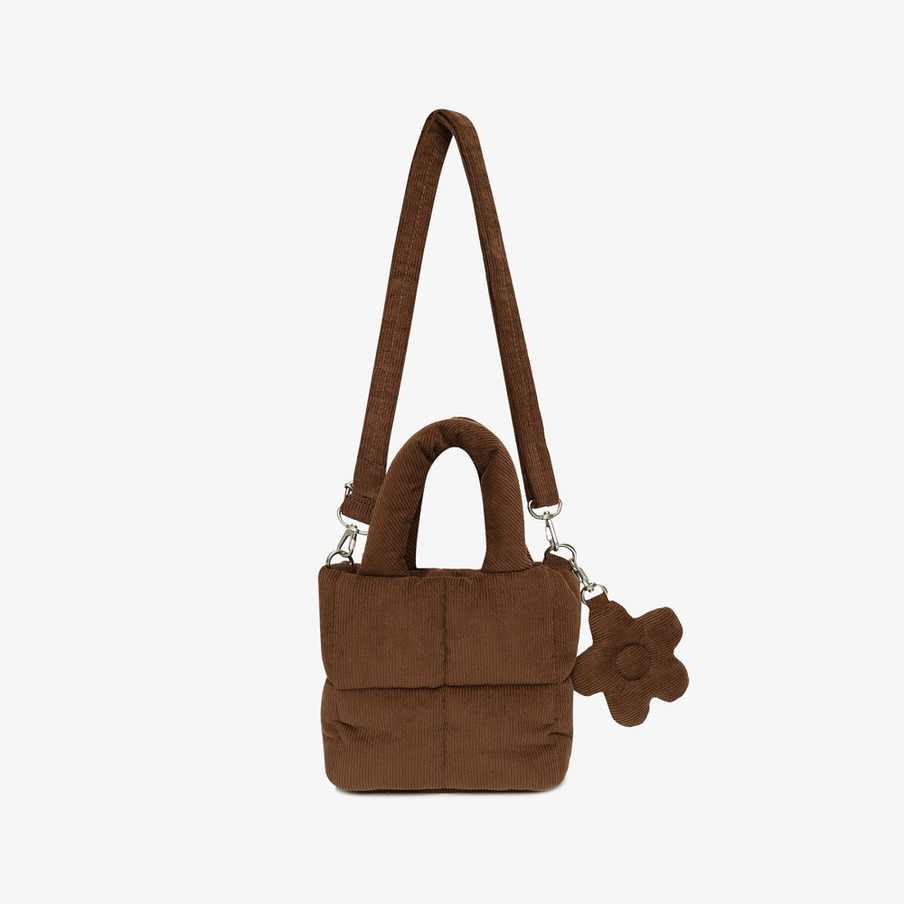 [5% 적립] 휠라 푸퍼 미니 토트백 브라운([5% 적립] FILA Puffer Mini Tote Bag Brown) - 2