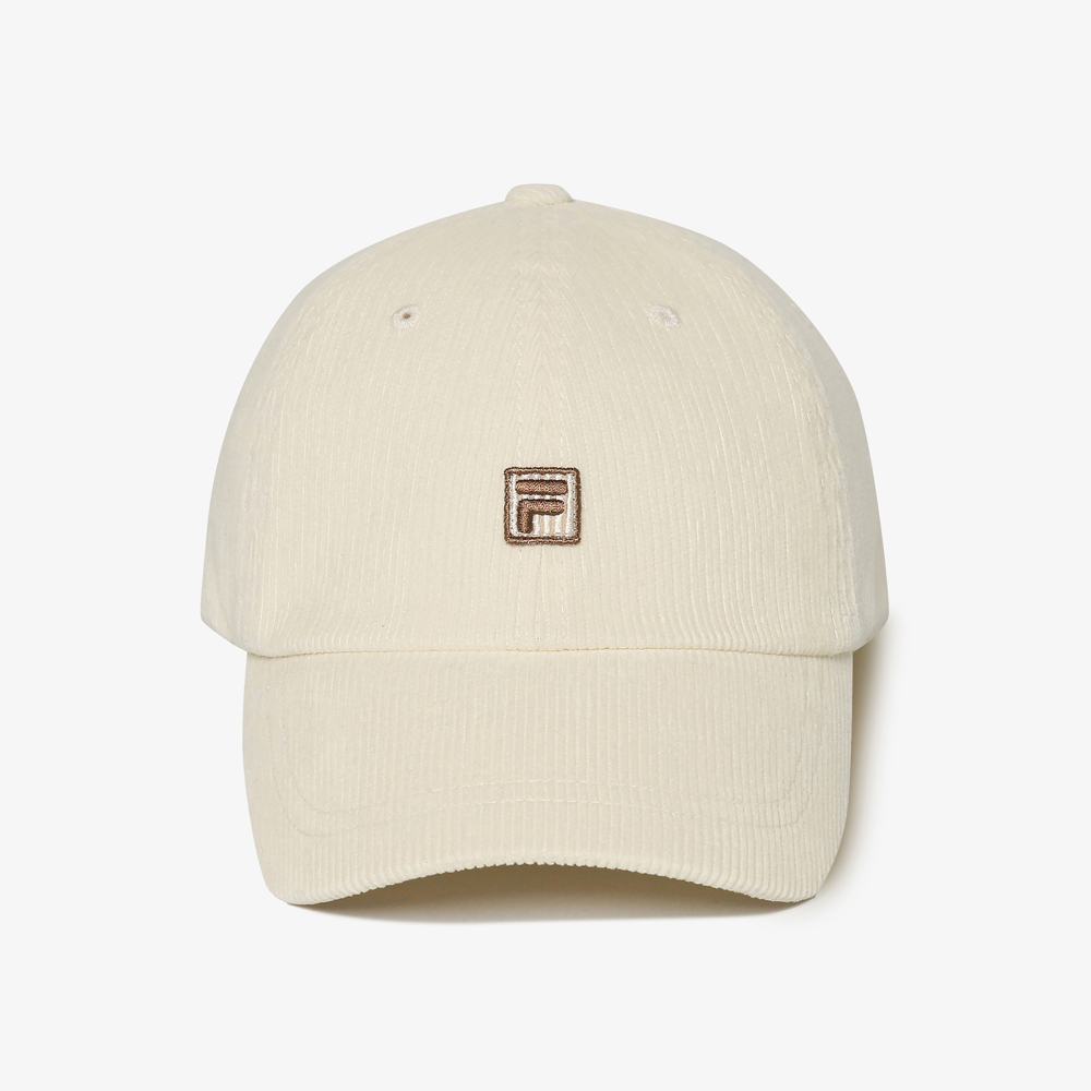 [5% 적립] 휠라 코듀로이 F박스 볼캡 아이보리([5% 적립] FILA Corduroy F Box Ball Cap Ivory) - 3