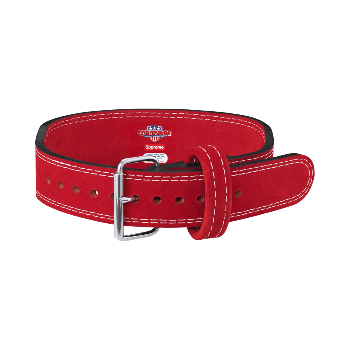 - Supreme x Titan Weight Belt Red - 26FW