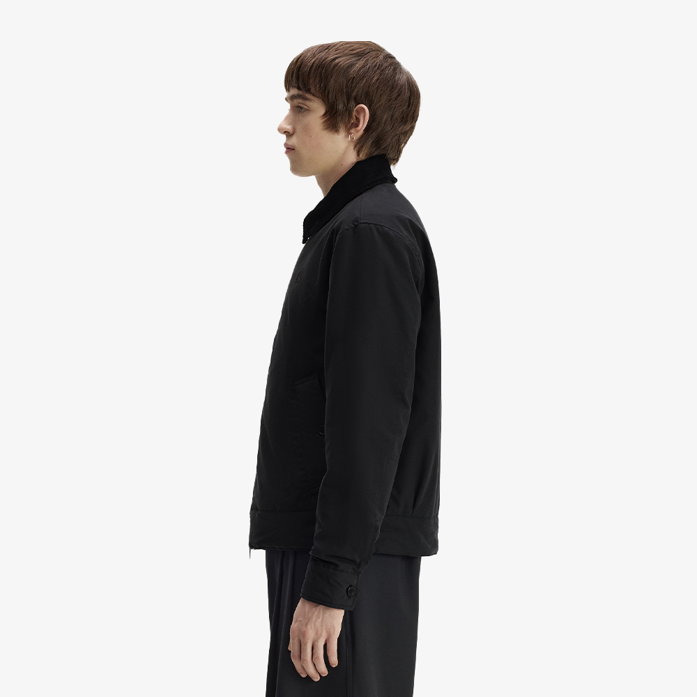 프레드페리 투웨이 코튼 카반 재킷 블랙(Fred Perry Cotton Caban Jacket Black) - 4