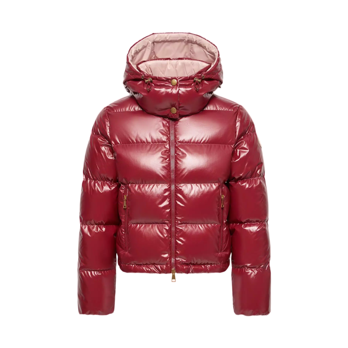 L2-093-1A00031-597EU-472 (W) Moncler Niveole Short Nylon Down Jacket Ruby Red - 26FW