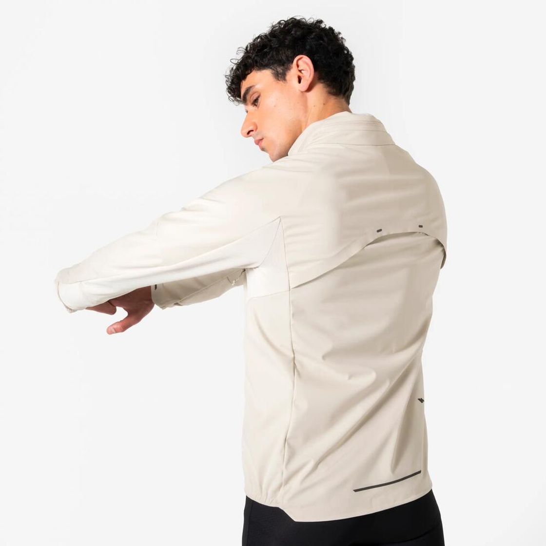 데카트론 남성 러닝 장갑일체형 자켓 런 웜 900 린넨 베이지(Decathlon Men's Running Jacket with Built-in Gloves Run Warm 900 Linen Beige) - 11