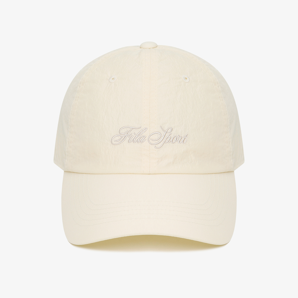 [5% 적립] 휠라 우먼스 컬시브 볼캡 아이보리([5% 적립] FILA Women Cursive Ball Cap Ivory) - 3