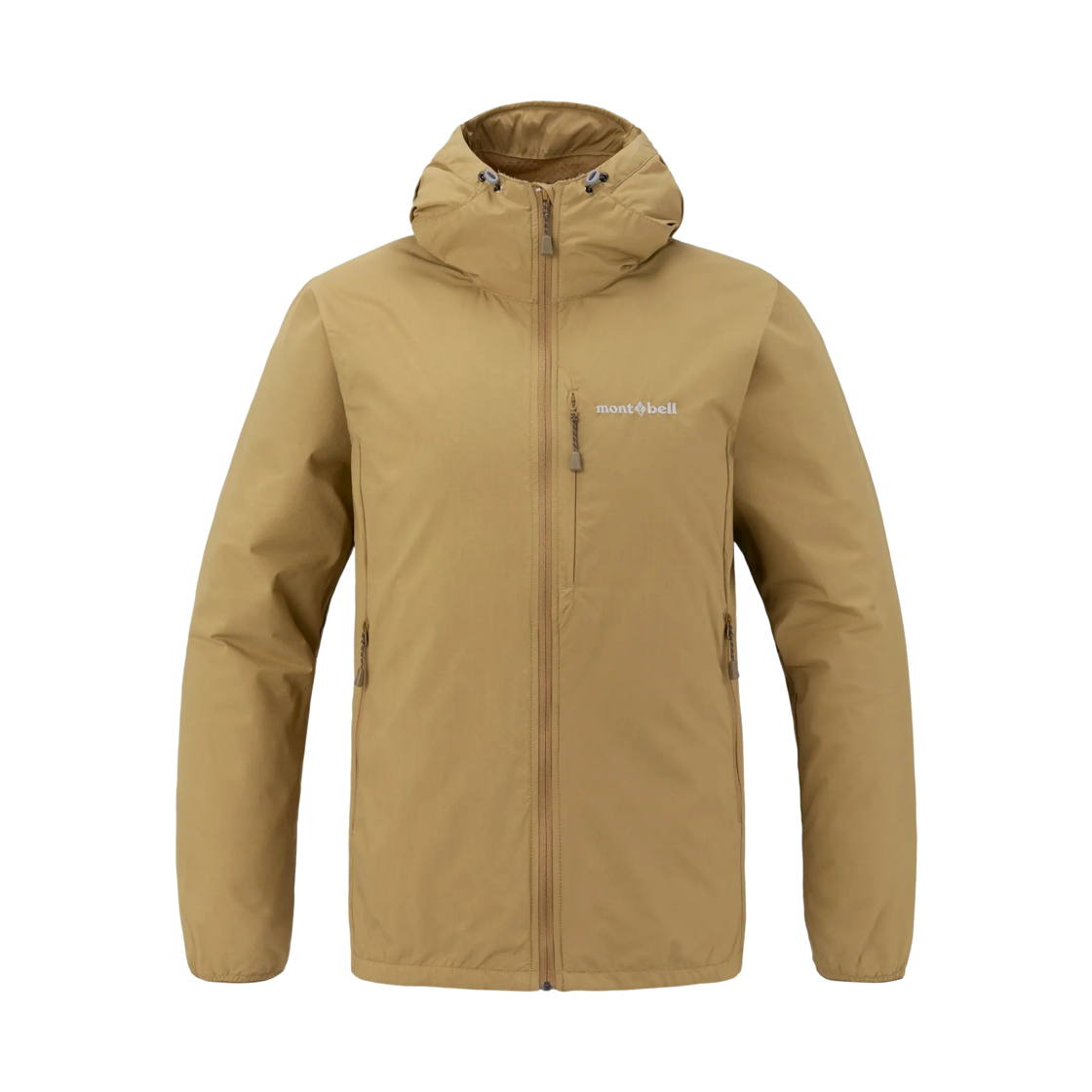 1106818 (W) Montbell Light Shell Hooded Jacket Tan