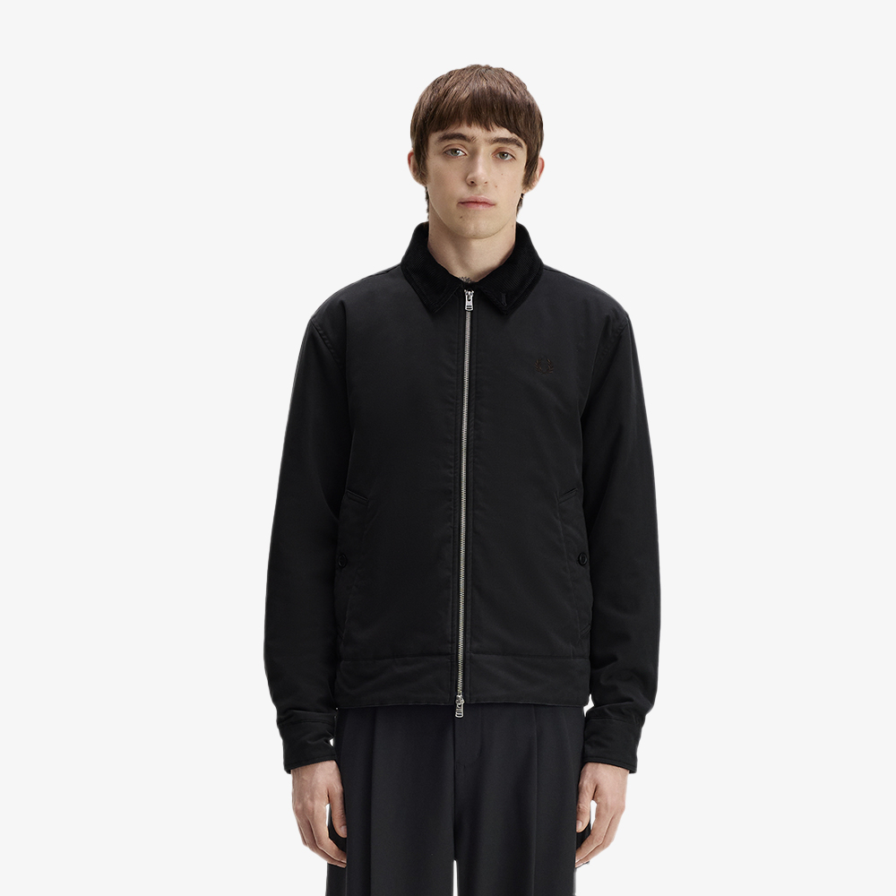 프레드페리 투웨이 코튼 카반 재킷 블랙(Fred Perry Cotton Caban Jacket Black) - 3