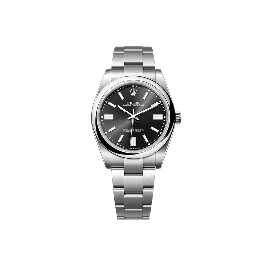 ITMUSQH6NTDA Rolex Oyster Perpetual Black Bar