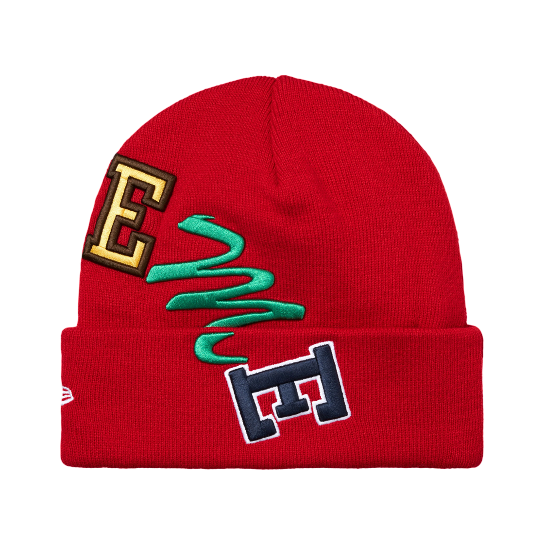 슈프림 뉴에라 아크 비니 레드 - 26FW(Supreme New Era Arc Beanie Red - 26FW) - 2