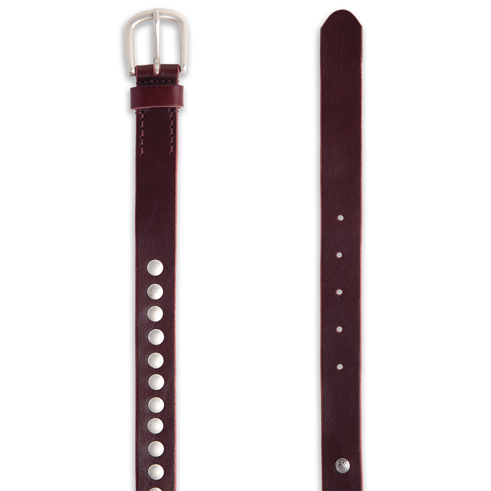 폴라 스케이트 니코 벨트 | 스터드 옥스블러드(Polar Skate Co. Niko Belt | Studs Oxblood) - 2