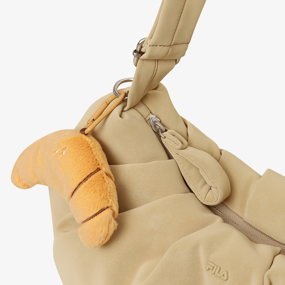 [5% 적립] 휠라 푸퍼 소금빵백 (빵 키링 set) 라이트베이지([5% 적립] FILA Puffer Salt Bread Bag (Keyring Set) Light Beige) - 5