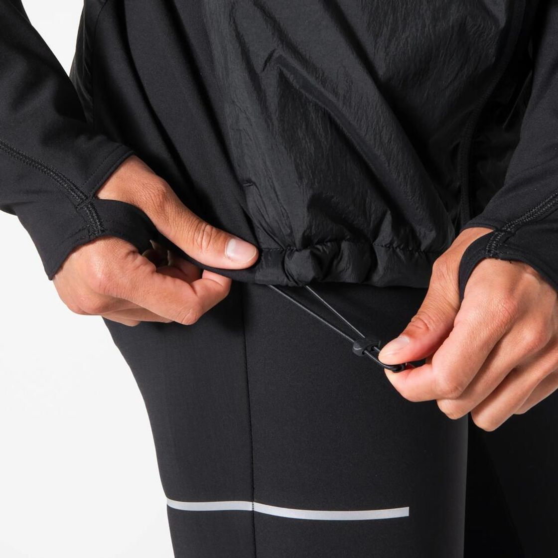 데카트론 남성 러닝 자켓 런 웜 플로우 스모크 블랙(Decathlon Men's Running Jacket Run Warm Flow Smoke Black) - 10