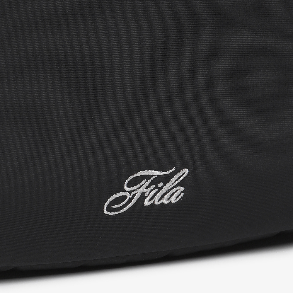 [5% 적립] 휠라 나일론 셔링 에센셜 크로스백 블랙([5% 적립] FILA Nylon Shirring Essential Cross Bag Black) - 4