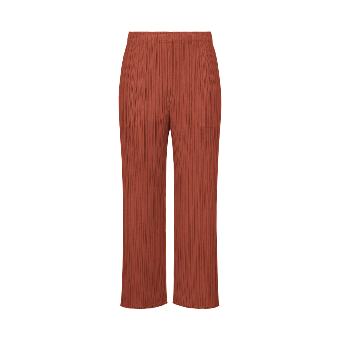 PP63-JF133-49 (W) Pleats Please Issey Miyake Monthly Colors September Pants Red Brown