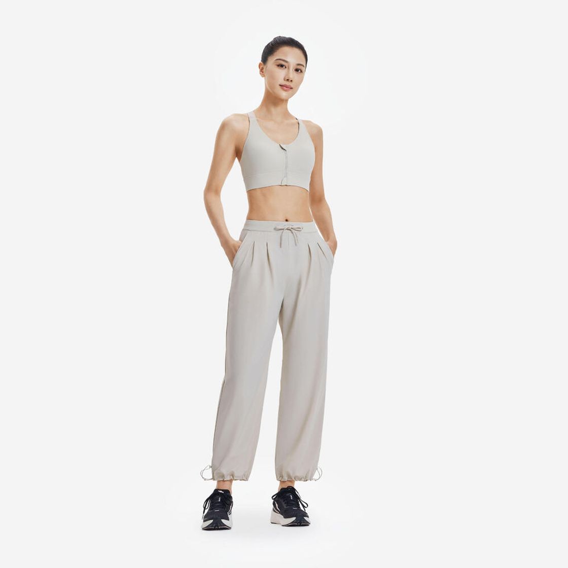 데카트론 여성 러닝 바지 런 드라이 쿨링 500 린넨 베이지(Decathlon Women's Running Pants Run Dry Cooling 500 Linen Beige) - 7