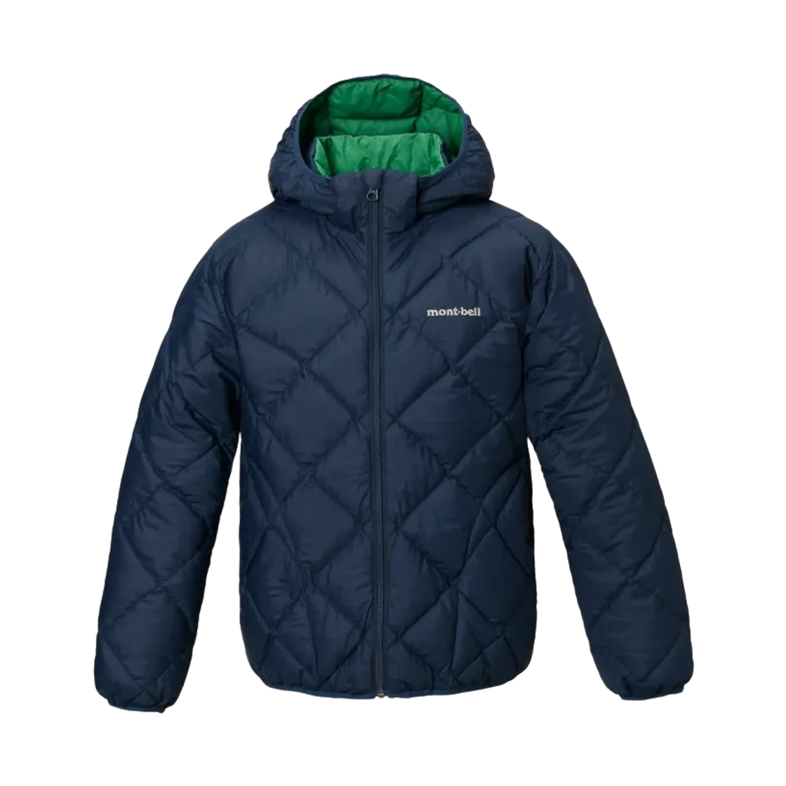 1101751 (Kids) Montbell Down Fiber Reversible Parka Navy