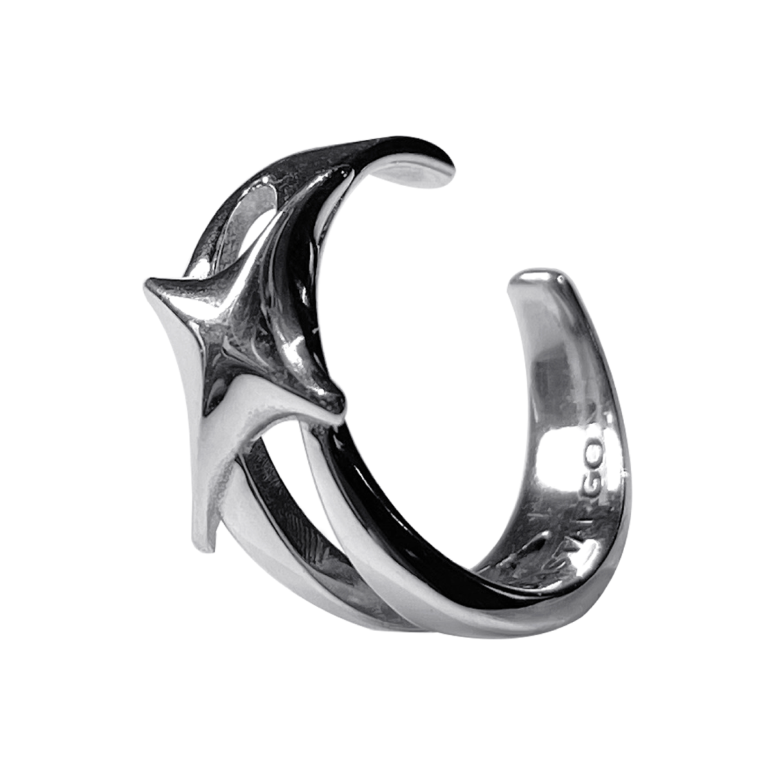 이스트아르고 스팅 다이아고널 이어커프 실버925(EASTARGO Sting Diagonal Earcuff Silver925) - 2