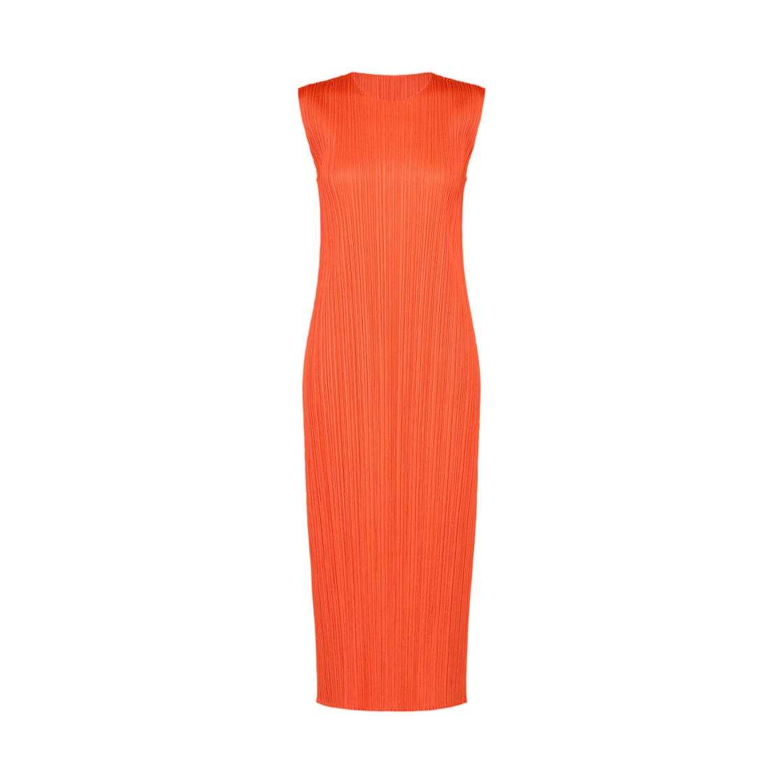 PP63-JH135-32 (W) Pleats Please Issey Miyake Monthly Colors September Dress Orange