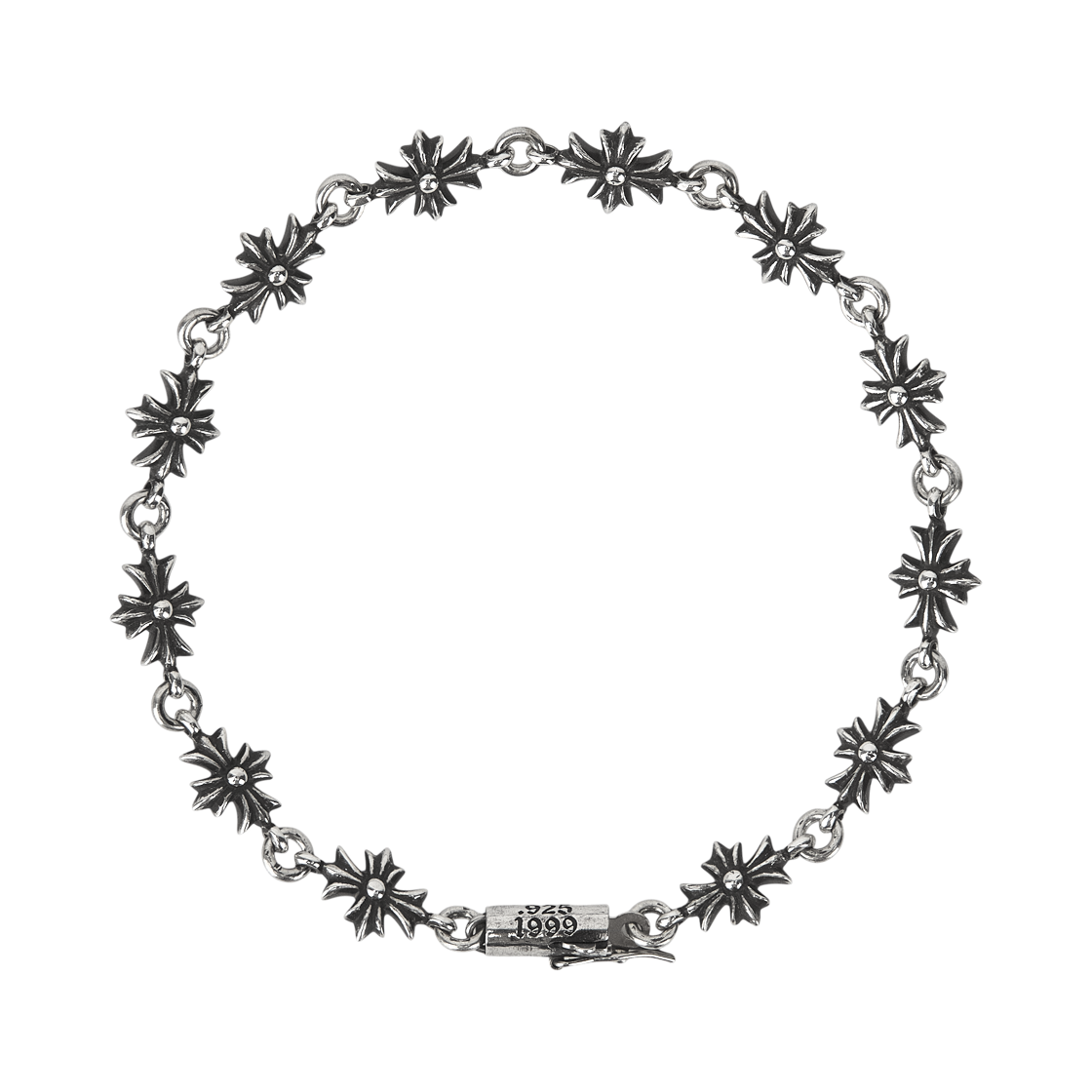- Chrome Hearts Tiny E CH Plus Bracelet Silver