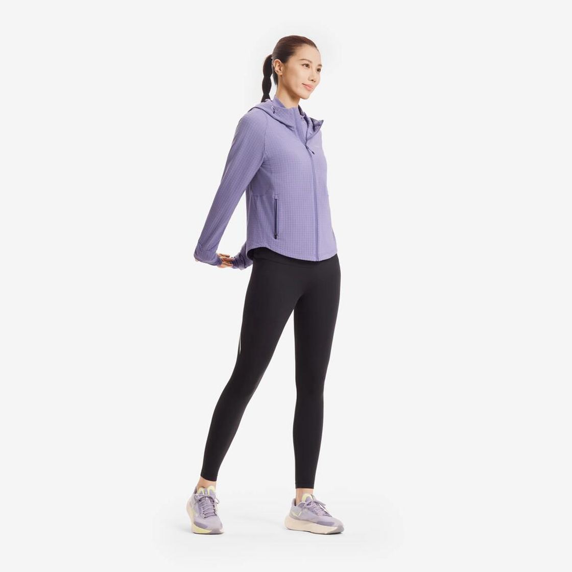 데카트론 여성 러닝 자켓 런 웜 500 포기 퍼플(Decathlon Women's Running Jacket Run Warm 500 Foggy Purple) - 7