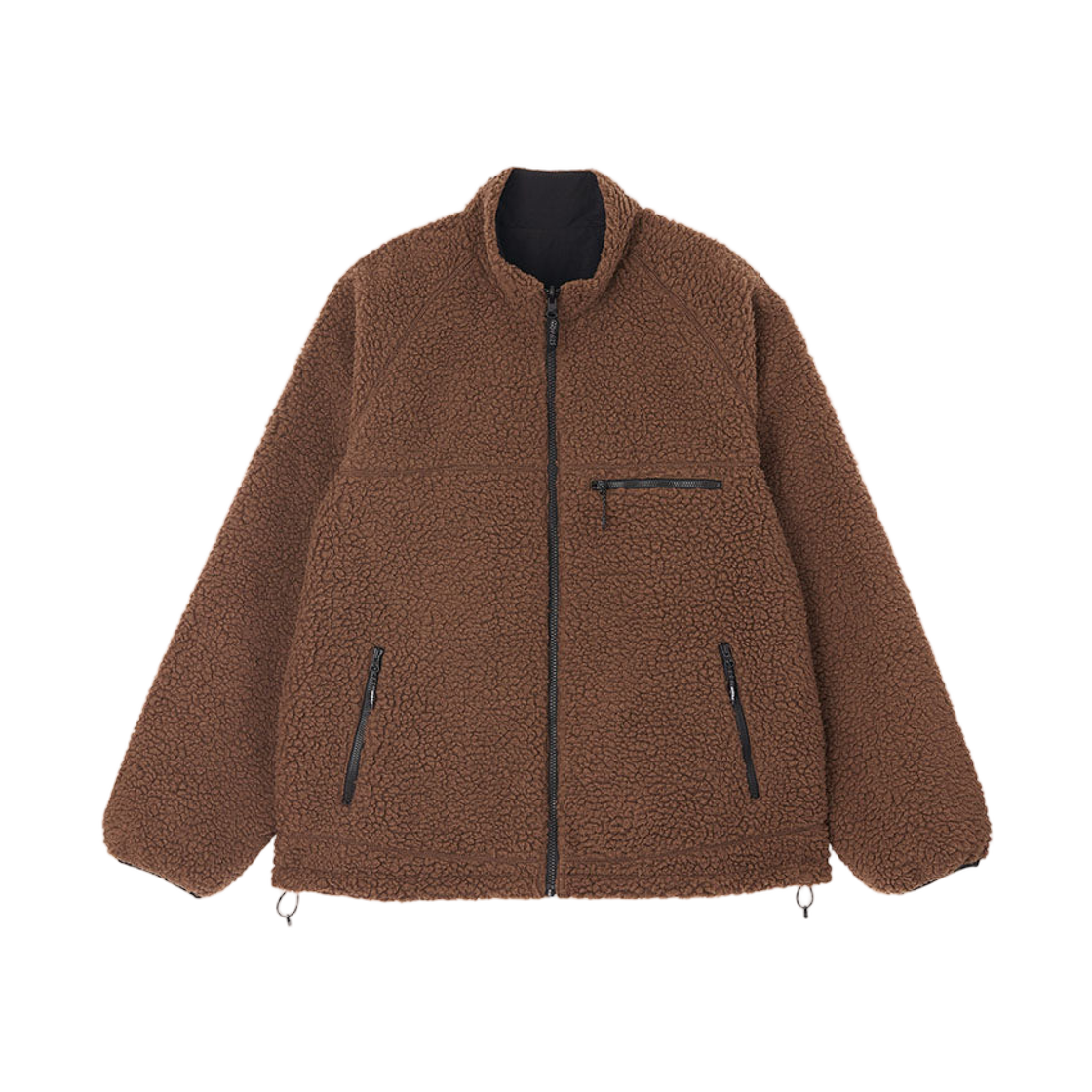 그라미치 리버시블 쉐르파 자켓 다크 브라운 블랙 - US 사이즈(Gramicci Reversible Sherpa Jacket Dark Brown Black - US Sizing) - 1