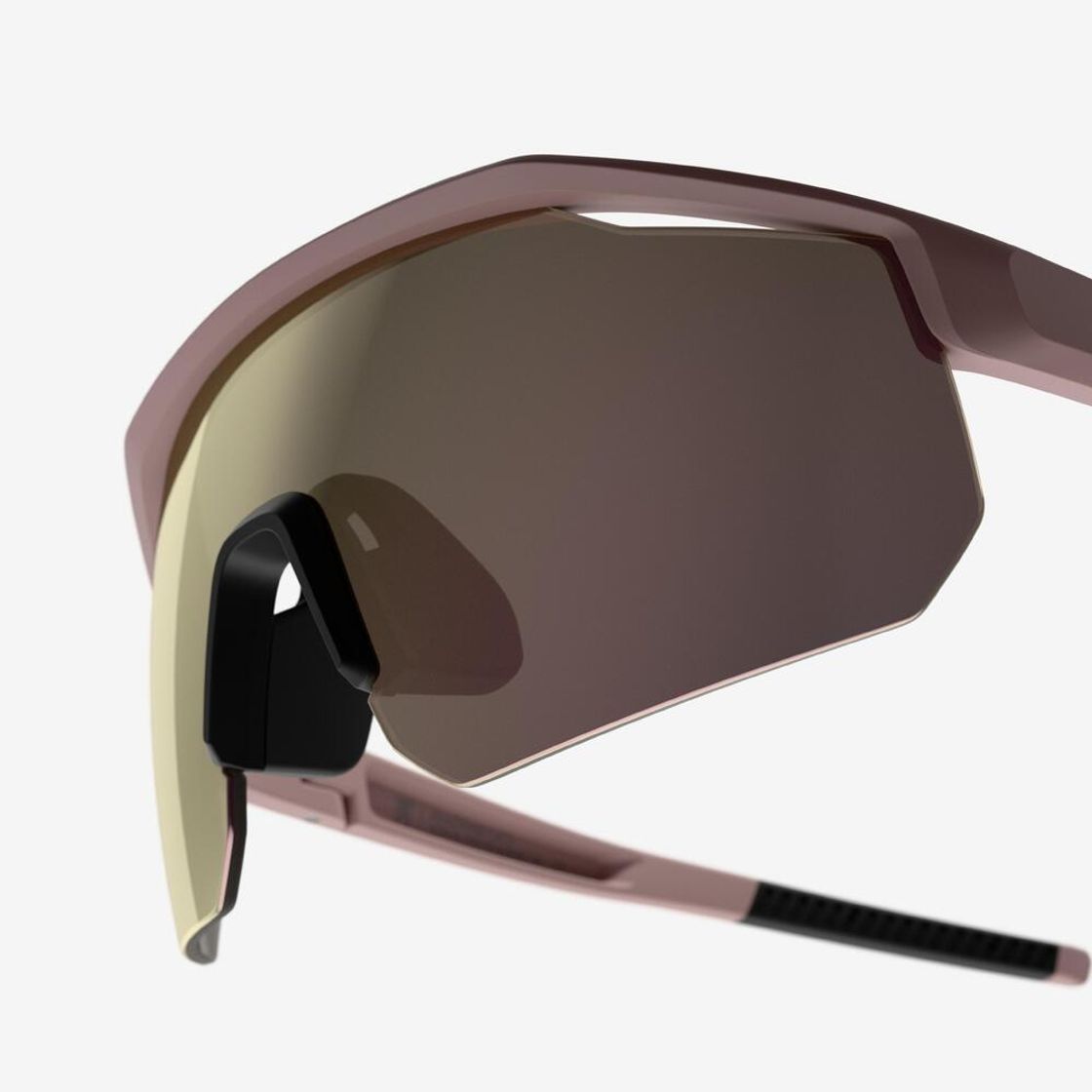 데카트론 스포츠 미러렌즈 선글라스 퍼프 500 펄 핑크(Decathlon Sports Mirrored Sunglasses Perf 500 Pearl Pink) - 7