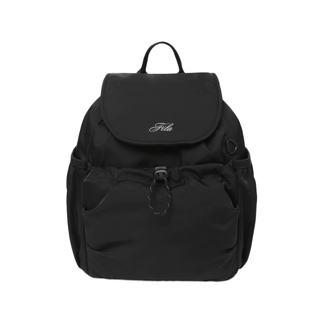 [5% 적립] 휠라 데일리 플랩 미니백팩 블랙([5% 적립] FILA Daily Flap Mini Backpack Black)