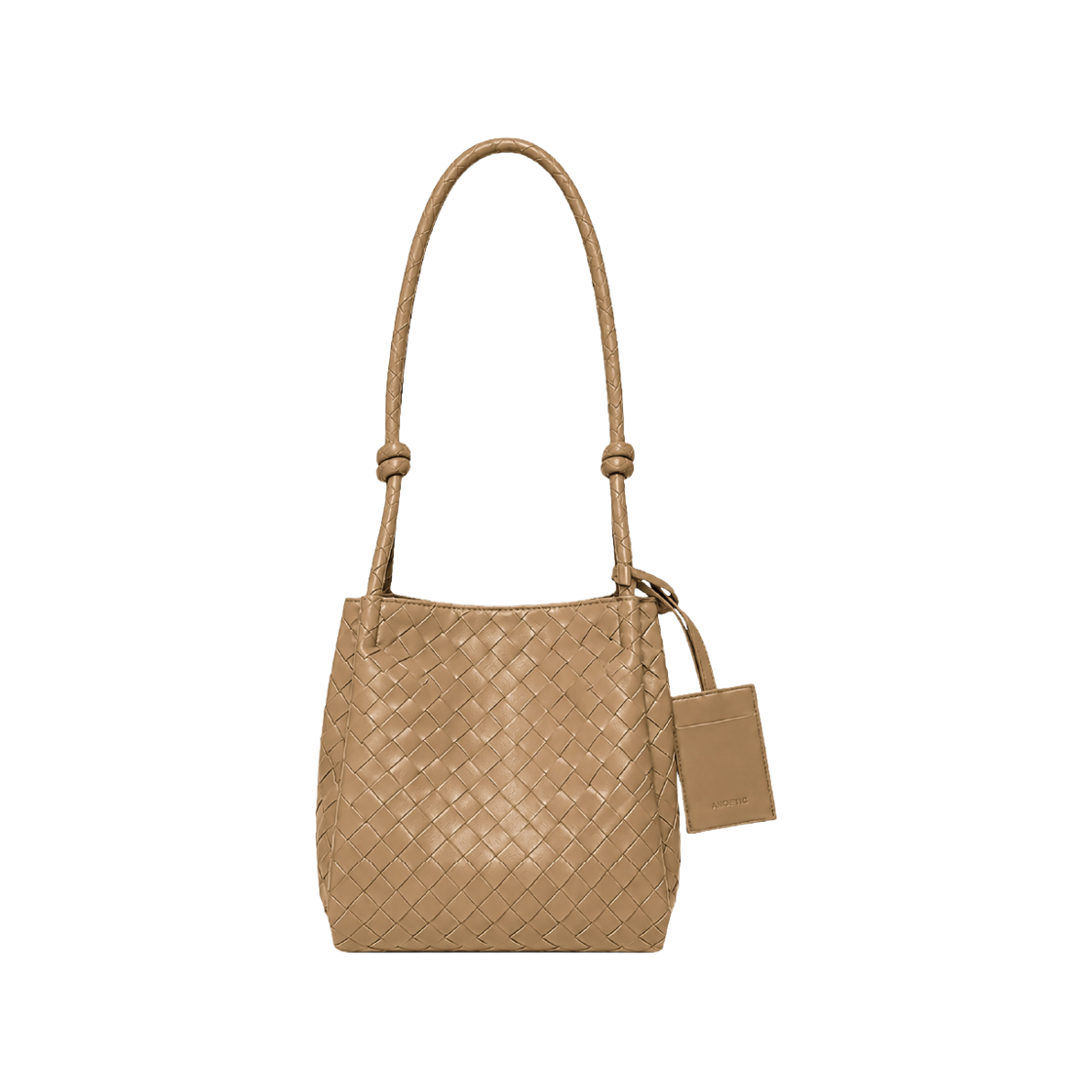 아노에틱 위빙 메쉬 숄더 백 카멜(Anoetic Weaving Mesh Shoulder Bag Camel) - 3