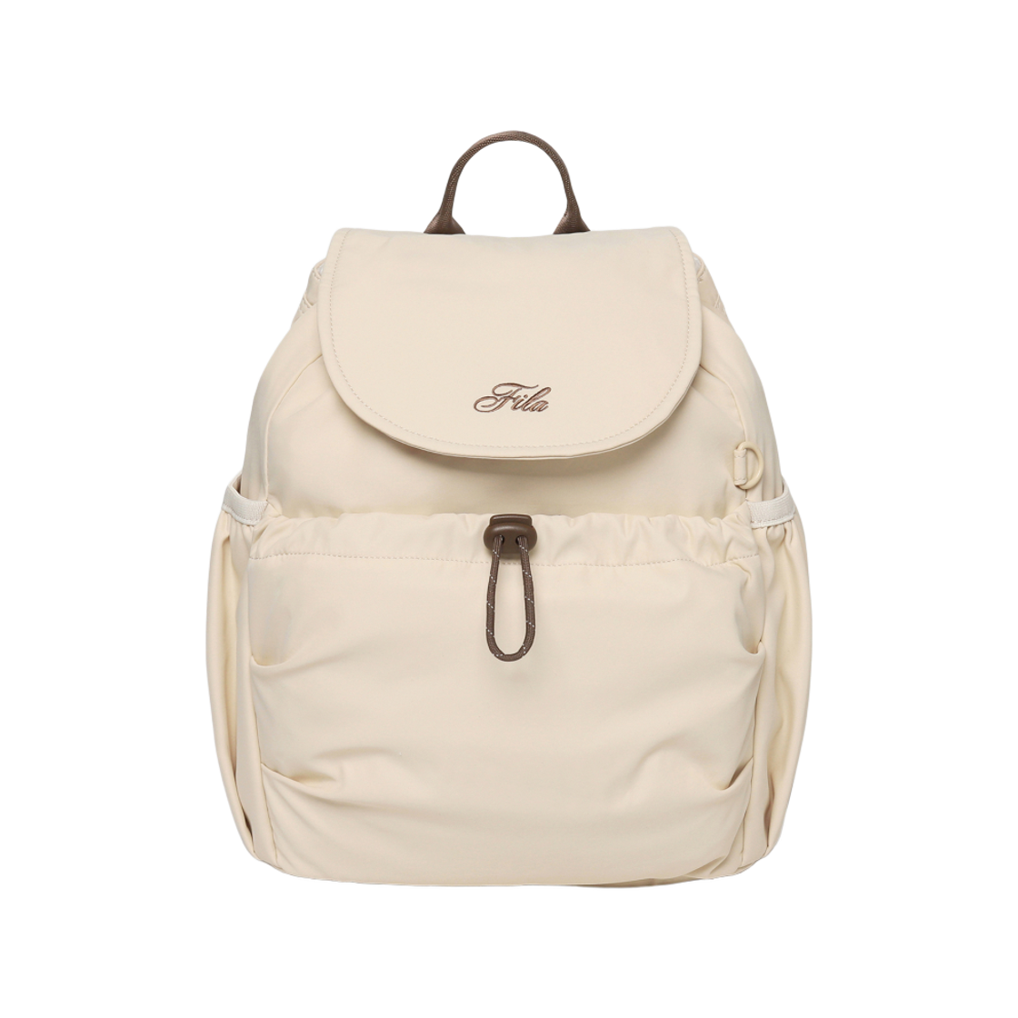 [5% 적립] 휠라 데일리 플랩 미니백팩 아이보리([5% 적립] FILA Daily Flap Mini Backpack Ivory)