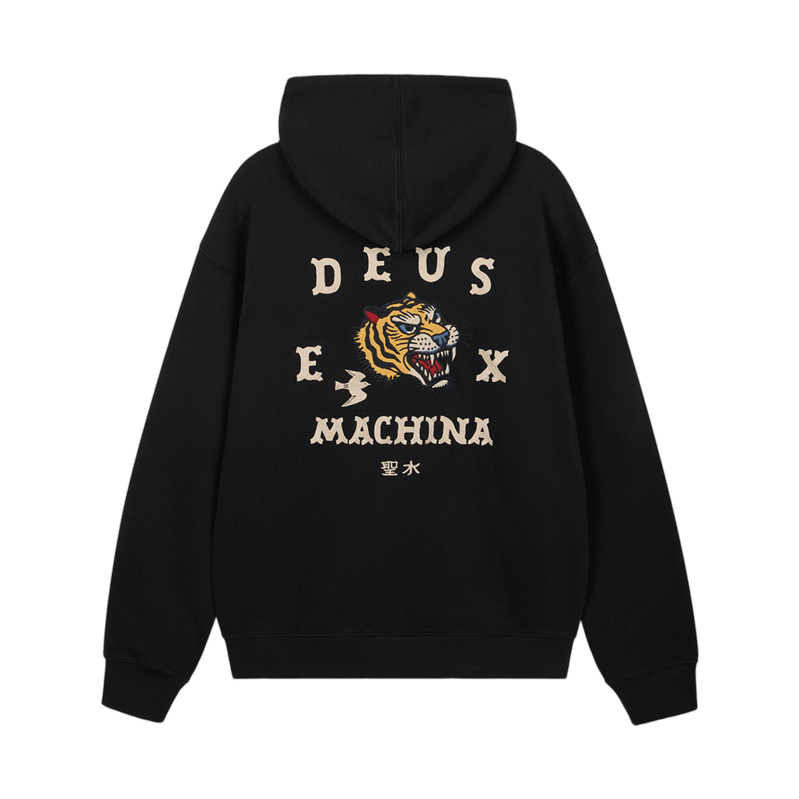 - Deus Ex Machina Eternal Growl Zip Hoodie Black
