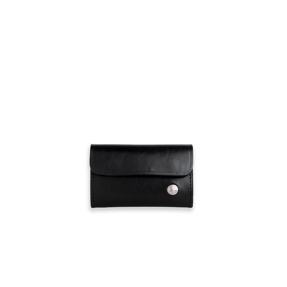 P000BLVK Polar Skate Co. Marcel Flap Wallet Black