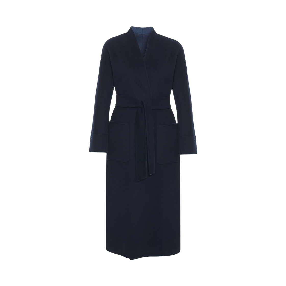 NODO-002 (W) Max Mara Studio Nodo Reversible Coat Blue