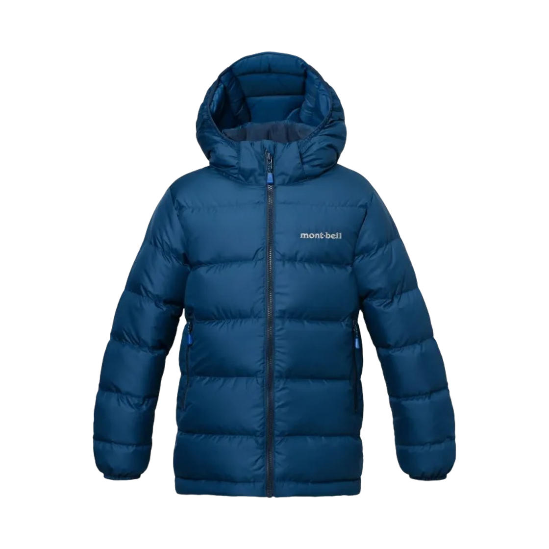 1101748 (Kids) Montbell Down Fiber Travel Parka Blue Green