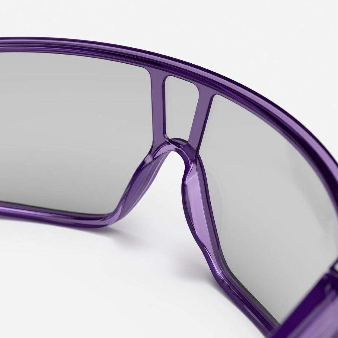 데카트론 스포츠 단일 렌즈 선글라스 액티브 500 위스티리어 퍼플(Decathlon Sports Single Lens Sunglasses Active 500 Wisteria Purple) - 10