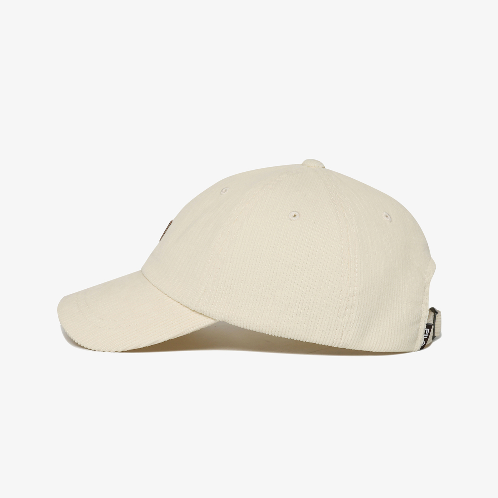 [5% 적립] 휠라 코듀로이 F박스 볼캡 아이보리([5% 적립] FILA Corduroy F Box Ball Cap Ivory) - 4