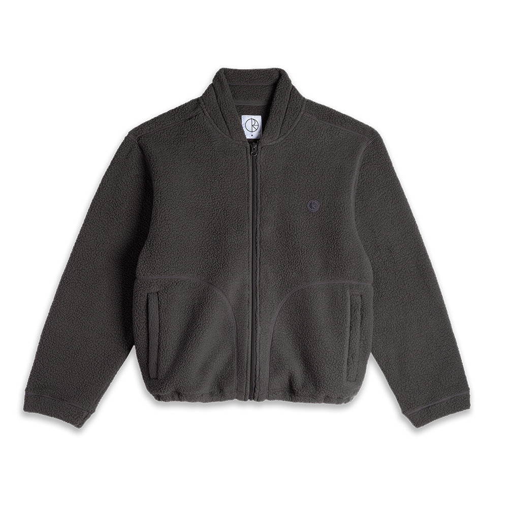 P000BLUR Polar Skate Co. Roman Fleece Jacket Dirty black