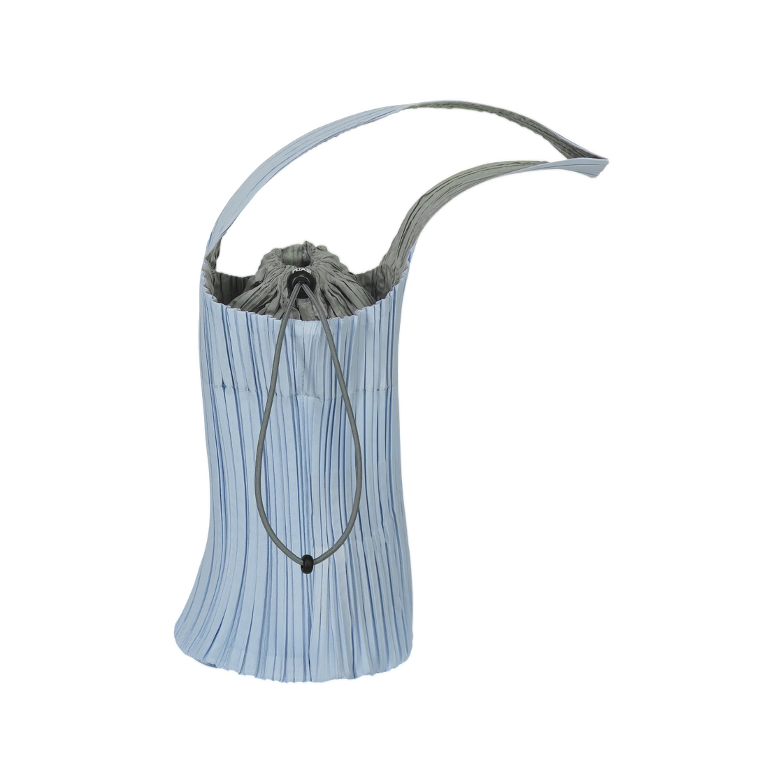 PP64-AG541-70 Pleats Please Issey Miyake Pleats Swan Bag Light Blue