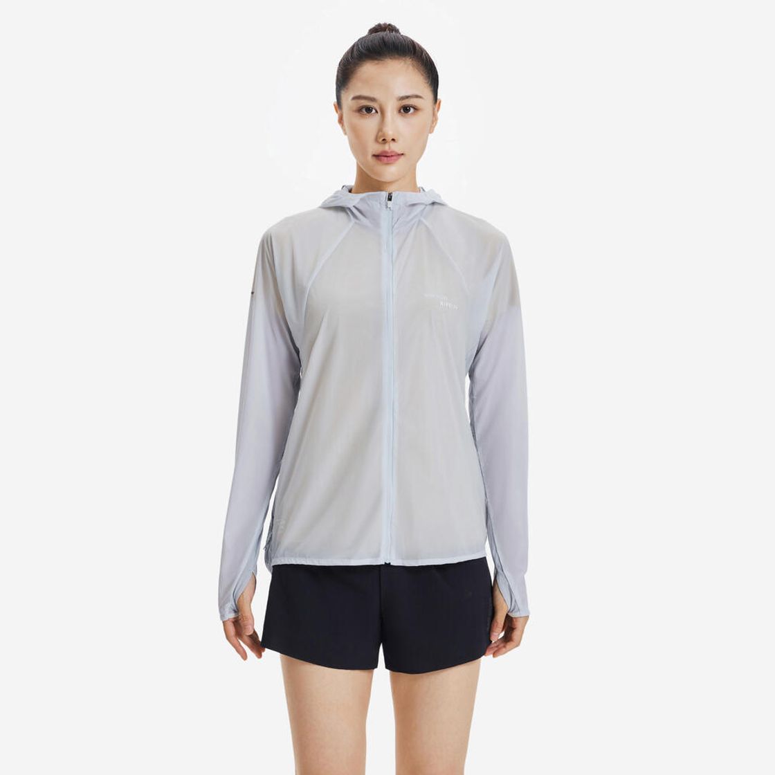 데카트론 여성 울트라라이트 트레일러닝 윈드 자켓 런 900 딜리케이트 블루(Decathlon Women's Ultralight Trail Running Wind Jacket Run 900 Delicate Blue) - 7
