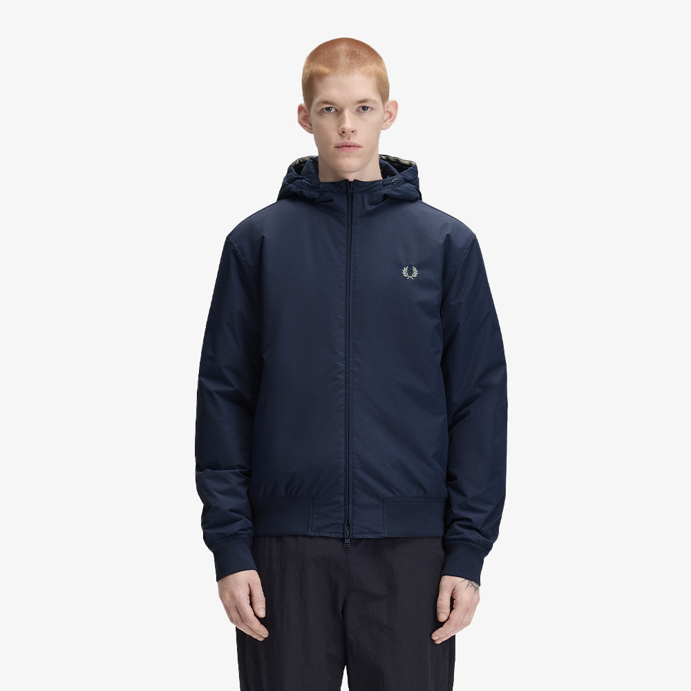 프레드페리 후드 브렌댐 재킷 다크에어포스(Fred Perry Hooded Brentham Jacket Dark Airforce) - 3