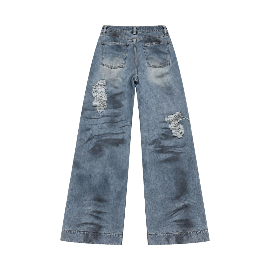 홀리넘버세븐 브러시 데미지 데님(Holy Number 7 Distressed Brushed Denim) - 2