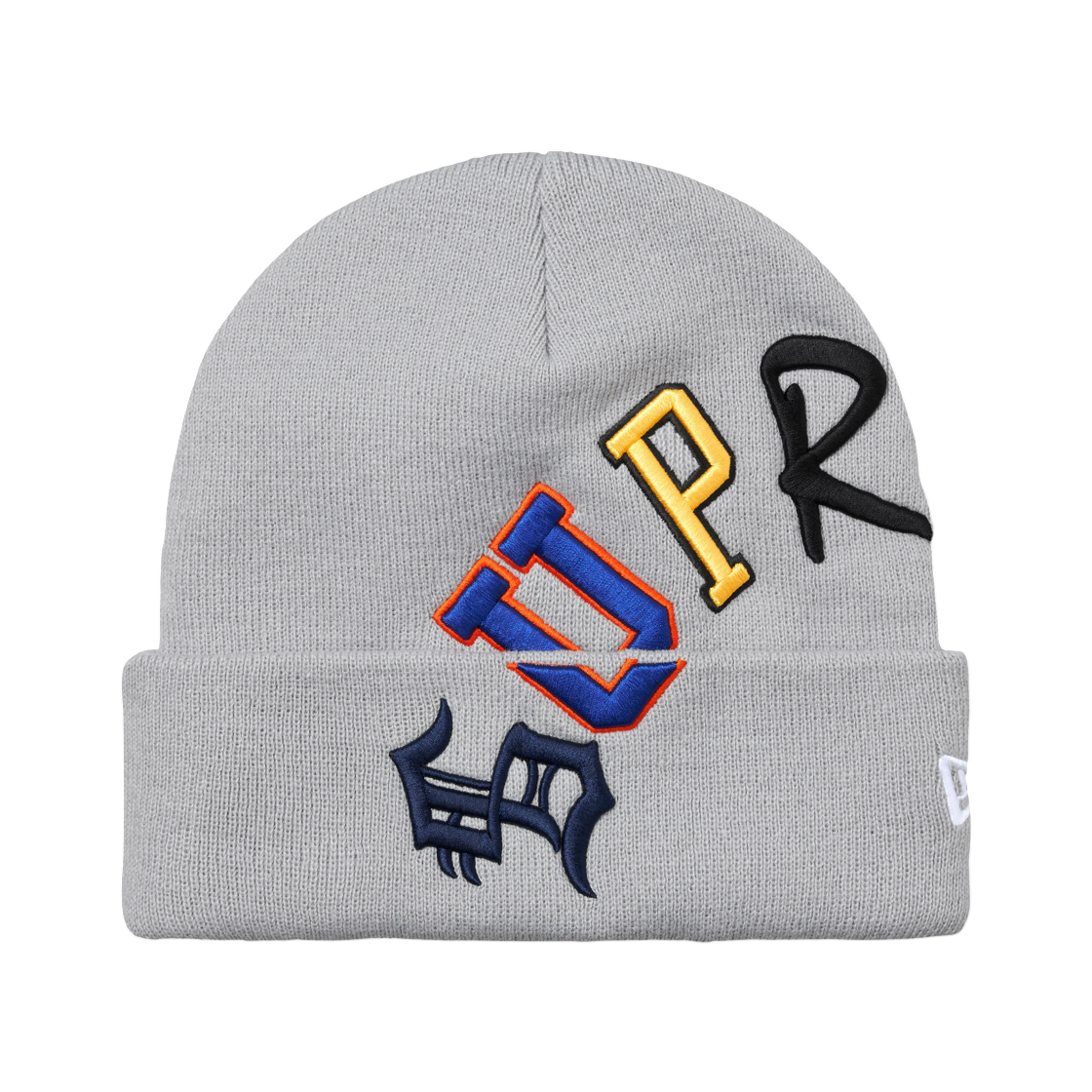 - Supreme New Era Arc Beanie Grey - 26FW