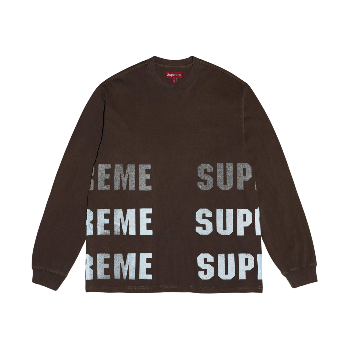 슈프림 리플렉티브 롱슬리브 탑 브라운 - 26FW(Supreme Reflective L/S Top Brown - 26FW) - 2