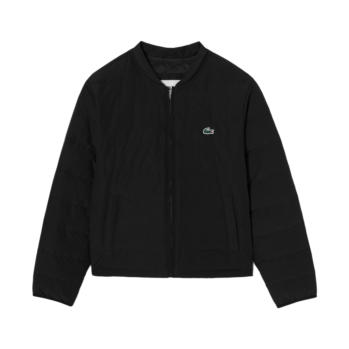 (W) 라코스테 경량 다운 점퍼 블랙((W) Lacoste Lightweight Down Jumper Black)
