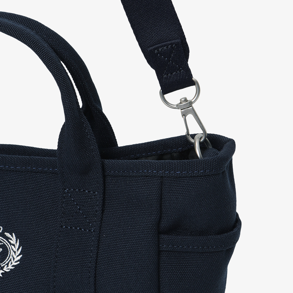 [5% 적립] 휠라 데일리 멀티 포켓 미니 캔버스백 다크네이비([5% 적립] FILA Daily Multi Pocket Mini Canvas Bag Dark Navy) - 4