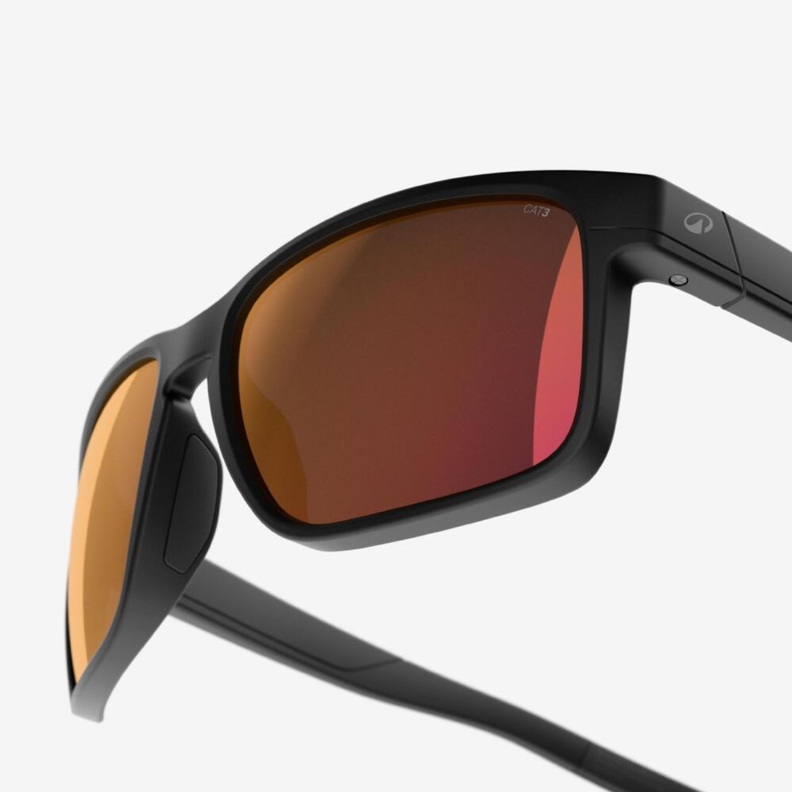 데카트론 스포츠 편광렌즈 스퀘어 선글라스 익스플로어 500 스모크 블랙(Decathlon Sports Polarized Square Sunglasses Explore 500 Smoke Black) - 7