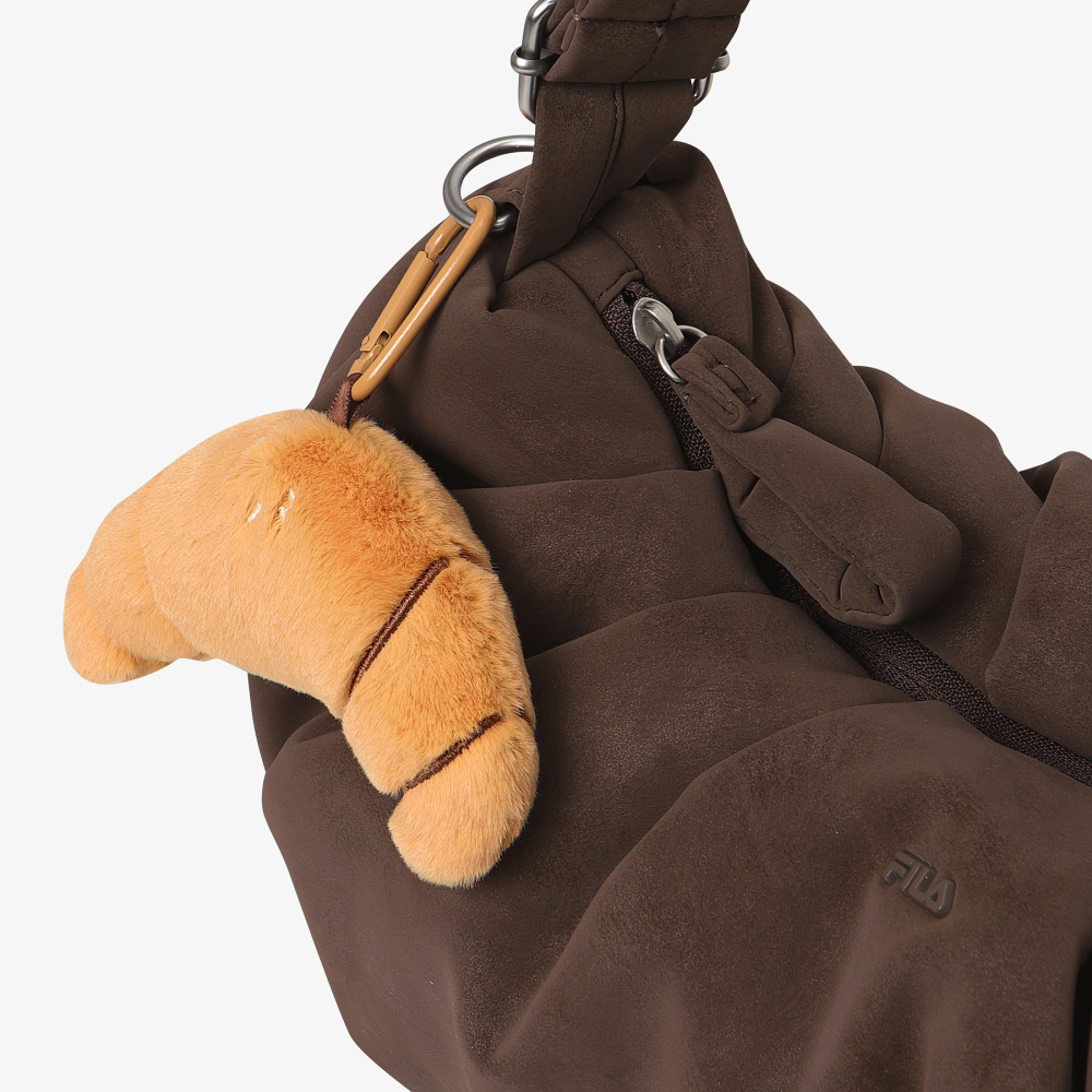 [5% 적립] 휠라 푸퍼 소금빵백 (빵 키링 set) 다크브라운([5% 적립] FILA Puffer Salt Bread Bag (Keyring Set) Dark Brown) - 5