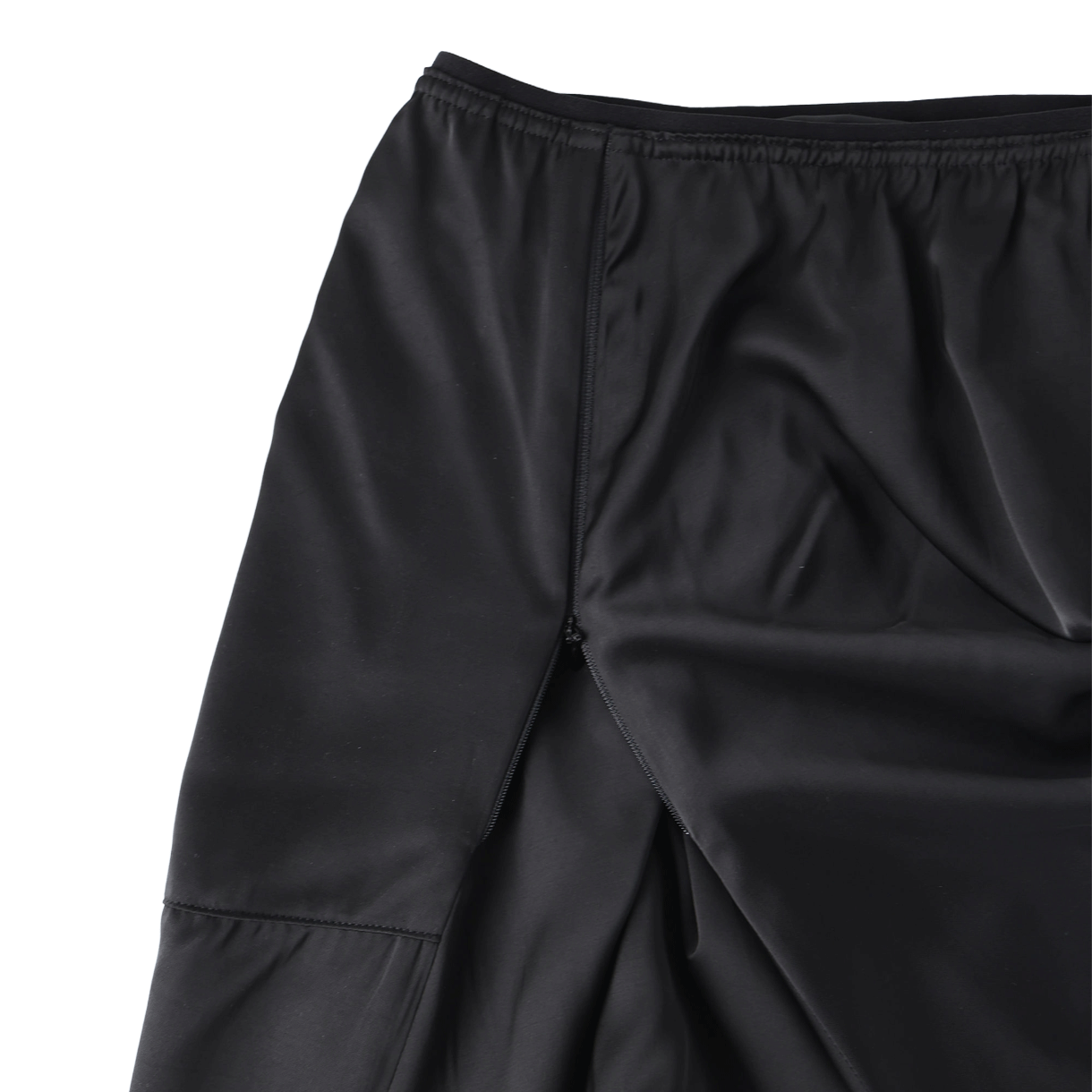 울리카 상투스 언발란스 실키 스커트 블랙 - 26FW(Ulika Sanctus Unbalance Silky Skirt Black - 26FW) - 3