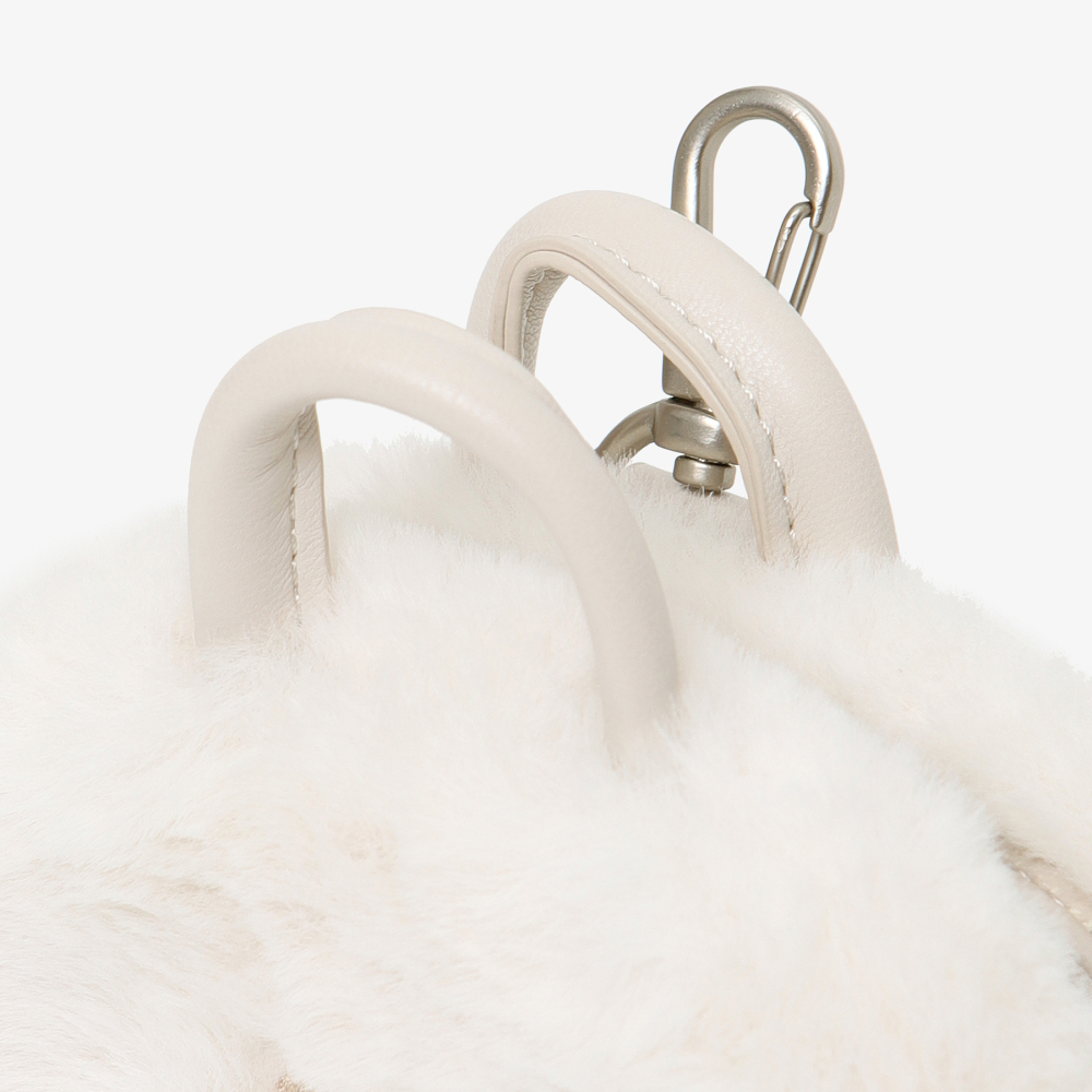 [5% 적립] 휠라 퍼키링 아이보리([5% 적립] FILA Fur Keyring Ivory) - 5