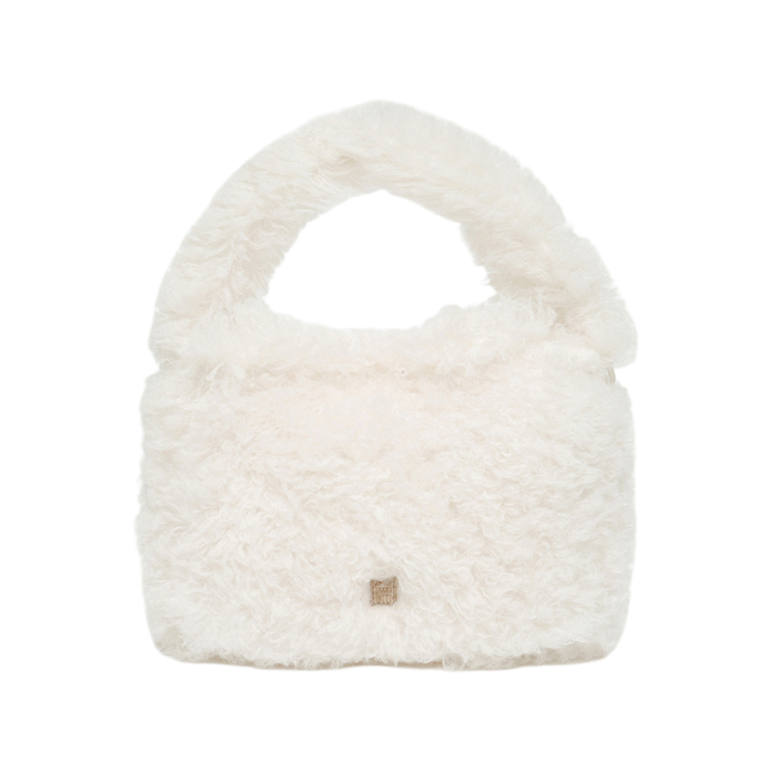 1100FS264BC01F004176 [5% 적립] FILA Hairy Fur Bucket Bag Ivory