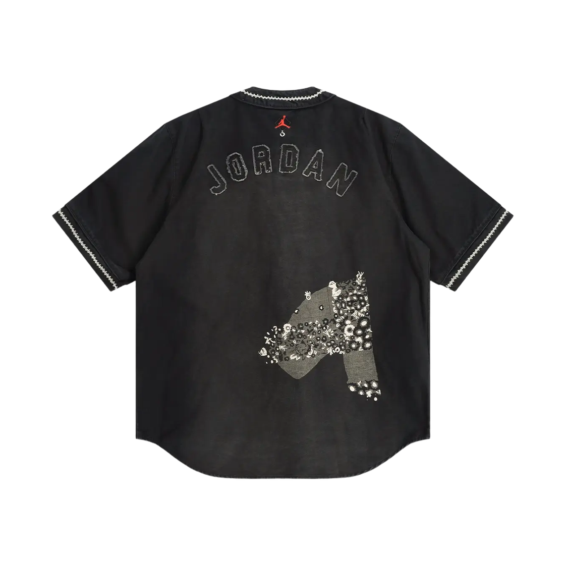 조던 x 노마리듬 텍스타일 트위스트 숏슬리브 저지 블랙(Jordan x Nomarhythm Textile Twisted S/S Jersey Black) - 2